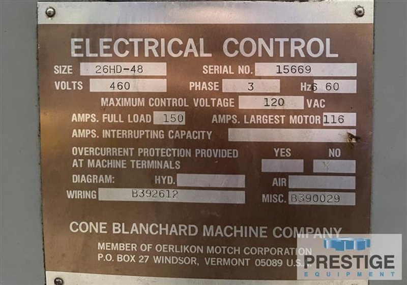 48" Blanchard 26HD-48 Rotary Surface Grinder