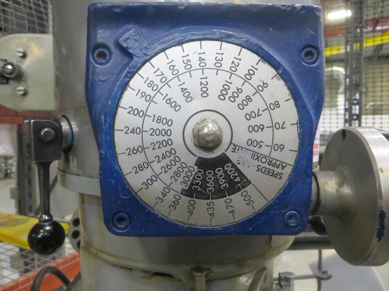 Bridgeport 2J Anilam Mini Wizard 2 Axis DRO Vertical Knee Mill- Auction Item