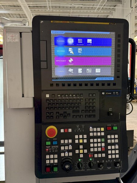 Doosan DN Solutions Lynx 2100A CNC Turning Center – 2022 Bar Feeder Lathe