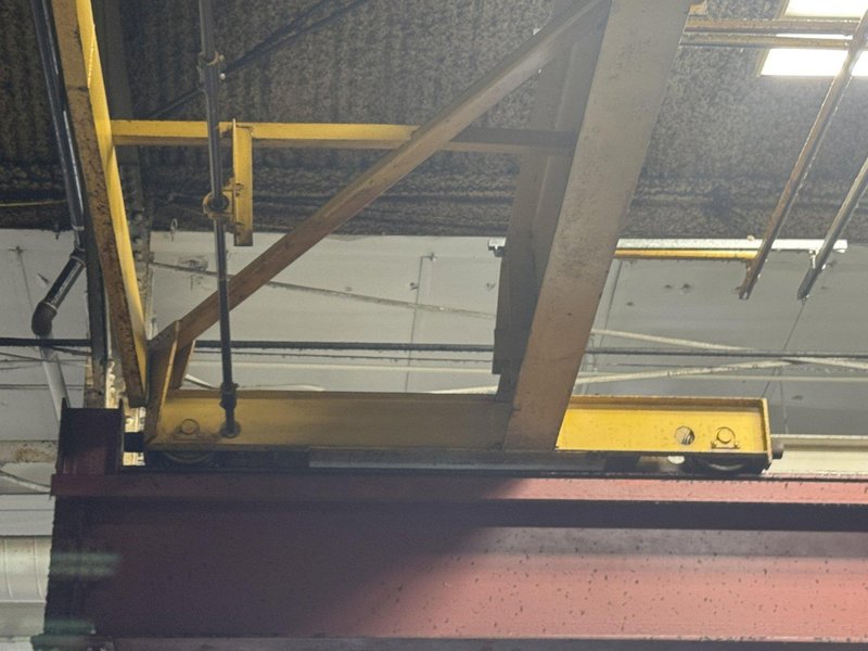 5 TON X 35’ BOHL SPAN SINGLE GIRDER TOP RUNNING BRIDGE CRANE: STOCK #81235