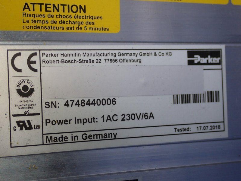 PARKER ELECTRICAL COMPONENTS  -  S025V2F12I31T11M00