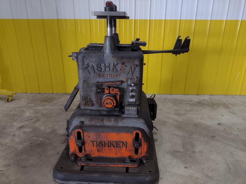 12 TON TISHKEN 2 POST MECHANICAL CUTOFF PRESS: STOCK #20520