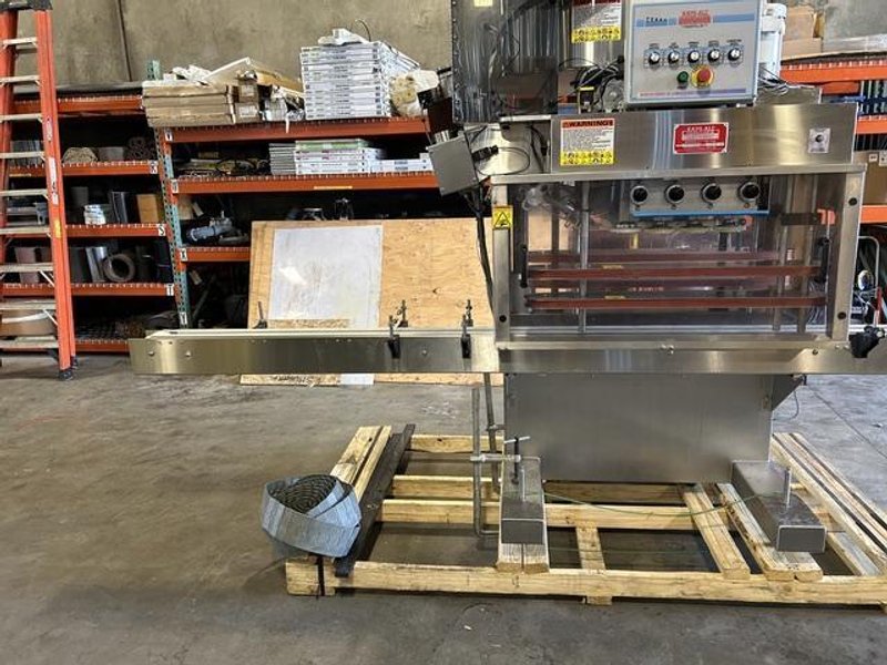 Kaps-All C8 Capper With FSRF-36 Rotary Cap Feeder, 2023 – Includes UV Disinfecting Base System