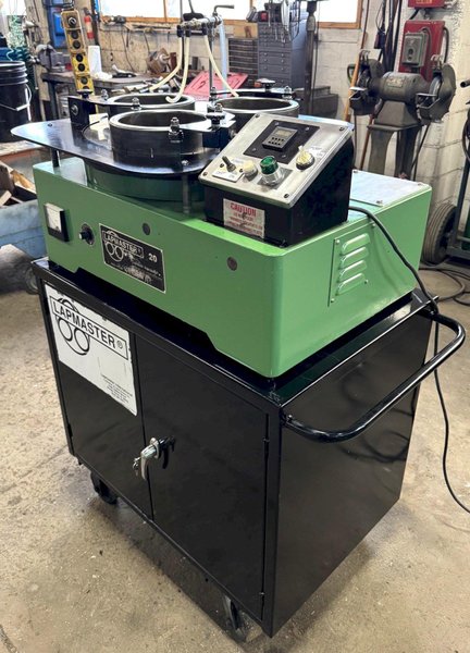 20" Lapmaster Lapping Machine No. 20G, (3) Rings, Open Face, Bench Model