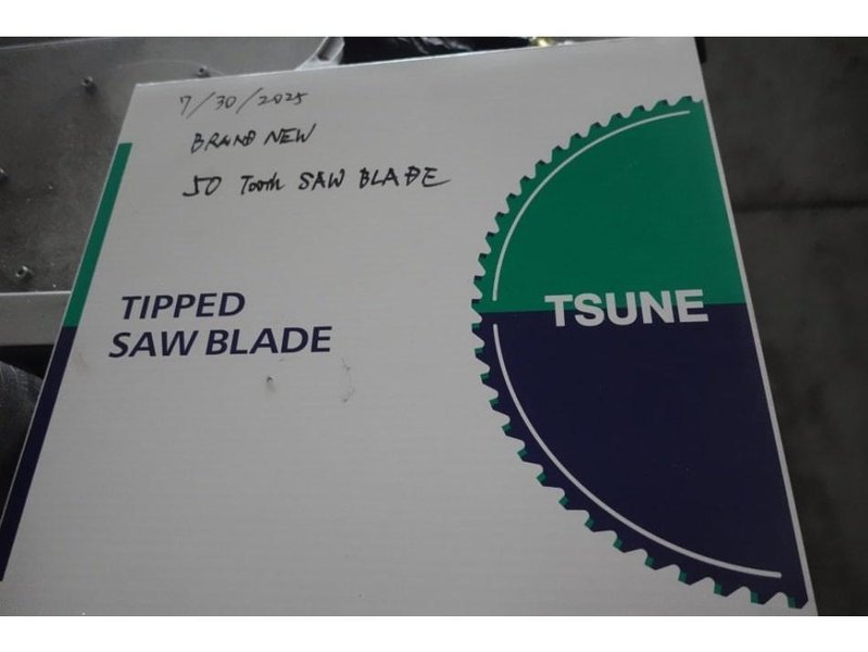 3.5" TSUNE MODEL #TK5M-90-PL AUTOMATIC CNC COLD SAW WITH AUTO INFEED TABLE , NEW 2015: YOBRO #25819