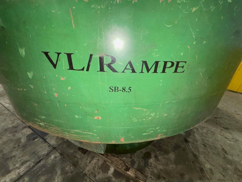 VL/RAMPE MODEL #SB-8 DUAL MEDIA VIBRATORY DEBURRING MACHINE: YOBRO #23875