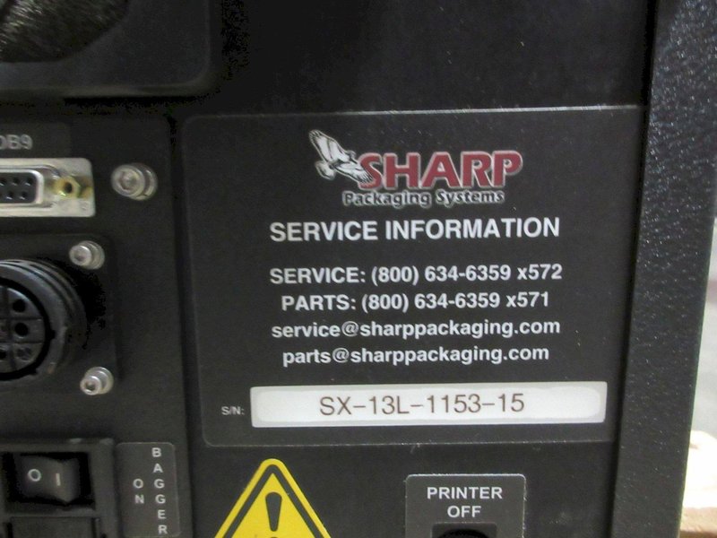Bagging Center: SHarp SX-13L Bag Filler and Sealer- Auction Item