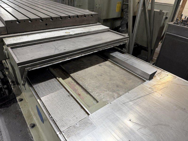 5" DEVLIEG 5K-120 CNC HORIZONTAL BORING MILL WITH UPDATED FAGOR CONTROL. STOCK # 0219826