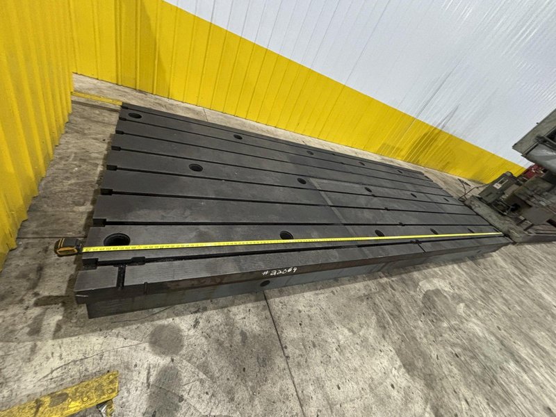 78&quot; X 216.5&quot; &#039; BAY CAST T-SLOTTED CAST LAYOUT FLOOR PLATE: STOCK  #22064