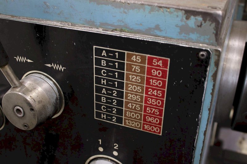 24&quot; X 124&quot; CLAUSING METOSA MODEL C24-124 ENGINE LATHE WITH METRIC THREADING &amp; 3.25&quot; HOLE