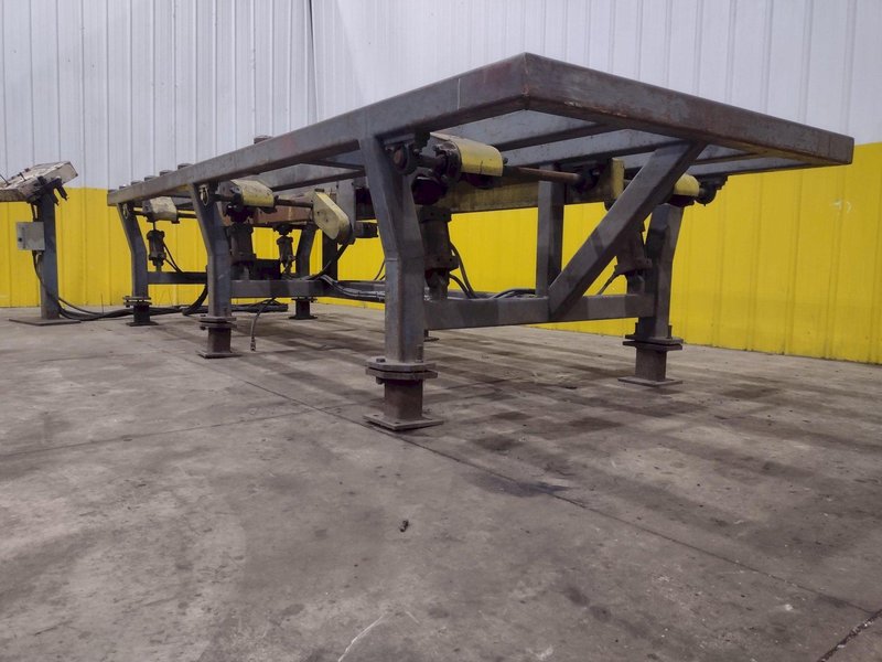 16&#039; POWERED INFEED TABLE, USED FOR LOADING SHEETS IN A SHEAR / BRAKE: YOBRO #24335