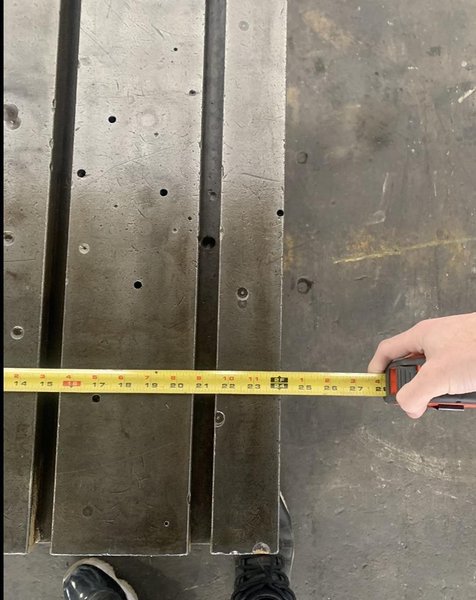 30&quot; W X 24&quot; X 17&quot; H CARLTON T-SLOTTED DRILL BOX TABLE. STOCK #0258224