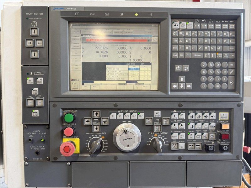 Okuma Captain L470M CNC Turning Center – Live Tool C Axis Lathe