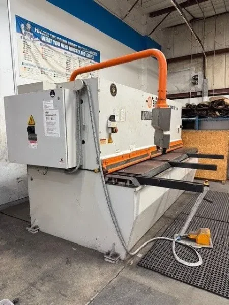 ERMAKSAN 10’ x ¼” Hydraulic Plate Squiring Shear 2018’ # 7619