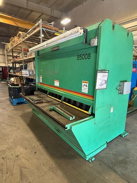 1/2″ × 8′ Accurshear 85008 Hydraulic Shear, 1999 – Backgauge