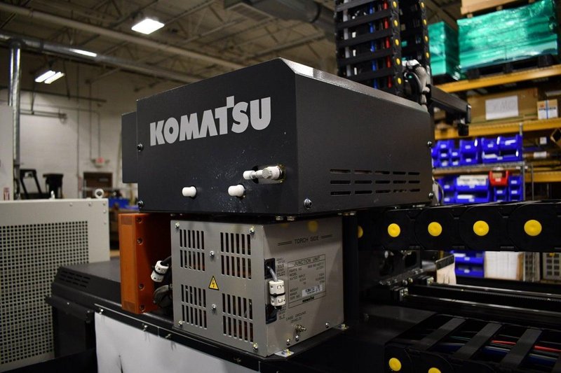 6′ X 12′ Komatsu TFP612-3 3 Series CNC Oxyfuel-Plasma Cutting System, 2023 –  Komatsu 300 Amp, Warranty