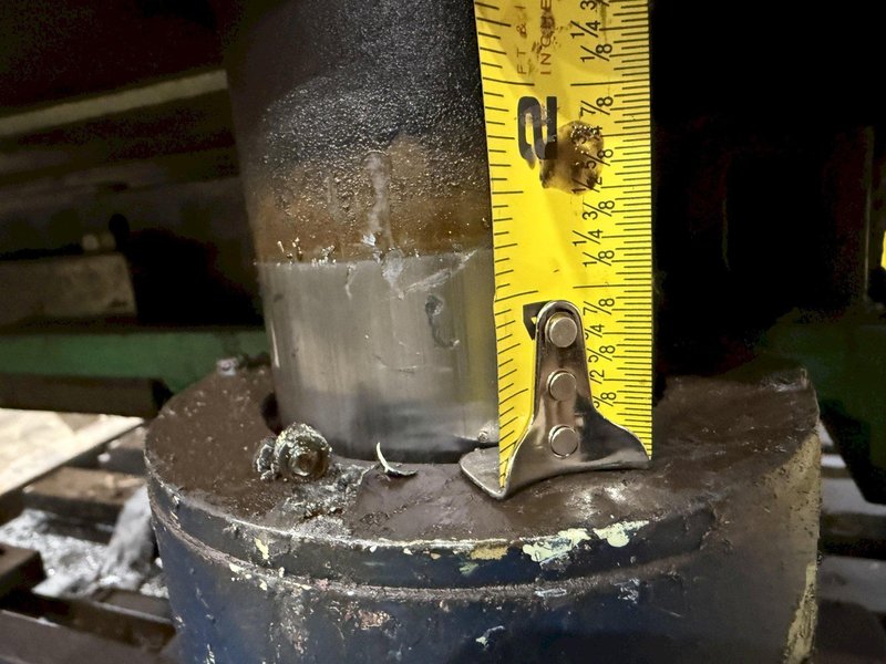 100 TON X 64" WIDE STAMCO MODEL #810-64 CUTOFF PRESS, WITH AIR CLUTCH: YOBRO #24793