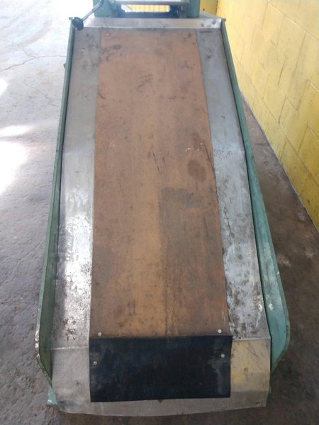 9.8" X .059" AIDA MODEL #LM-2532 9 ROLL POWERED COIL STRIP STRAIGHTENER: STOCK 14441