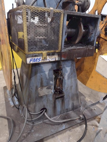 10,000 LBS FMS (FREEDOM MILL SYSTEMS) MODEL #UCD-550 DOUBLE END UNCOILER / COIL REEL: YOBRO #24900