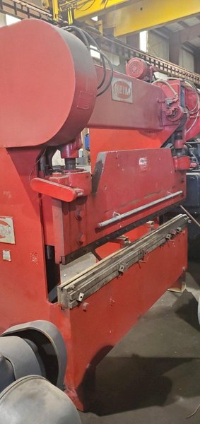 75 Ton x 8 ft. Heim Mechanical Air Clutch Press Brake Model 75-8