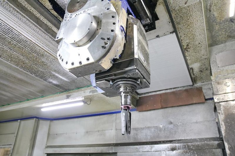Droop + Rein TFS 22-40 DT D40 P CNC 5-Axis Planer Type Milling Machine, 2007 – Dual Chip Conveyors, Through Spindle Coolant, Probe, Rotary Table