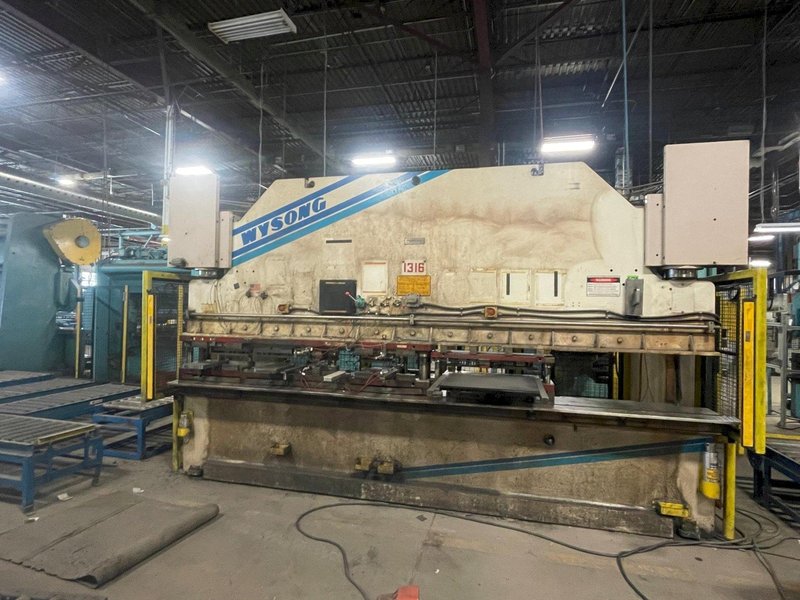 175 TON X 14' WYSONG HYDRAULIC PRESS BRAKE: STOCK #76645