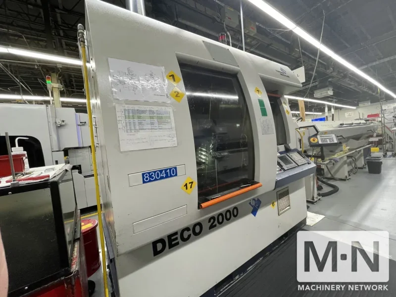 Tornos Bechler DECO 2000/26 CNC Swiss Lathe, 2000