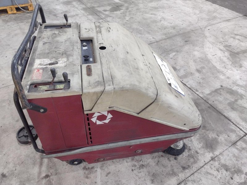 POWERBOSS MODEL #WS35E WALK BEHIND ELECTRIC SWEEPER: STOCK #21655