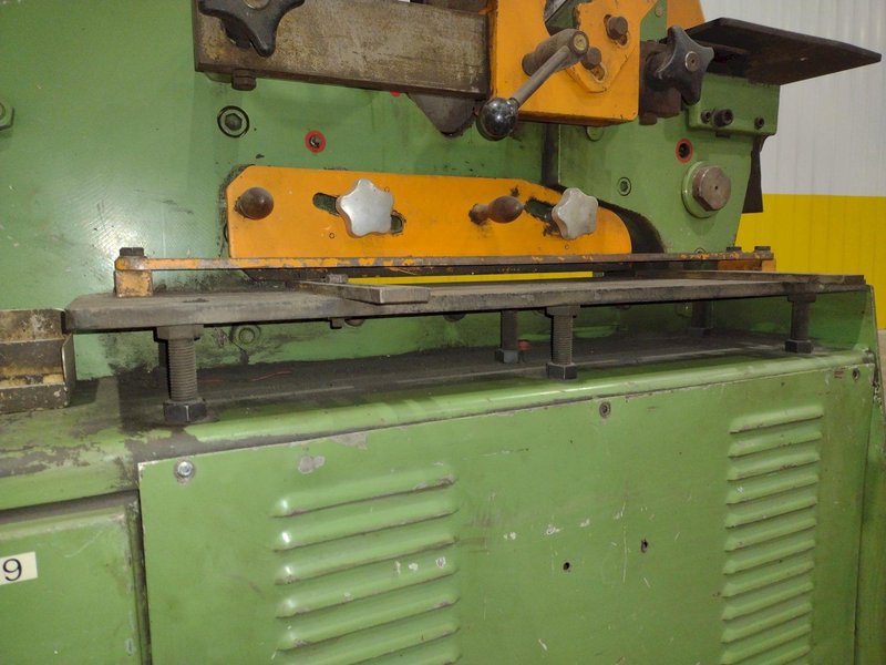 66 TON PEDDINGHAUS MODEL #66/110 PEDDIMASTER HYDRAULIC IRONWORKER: STOCK 22239