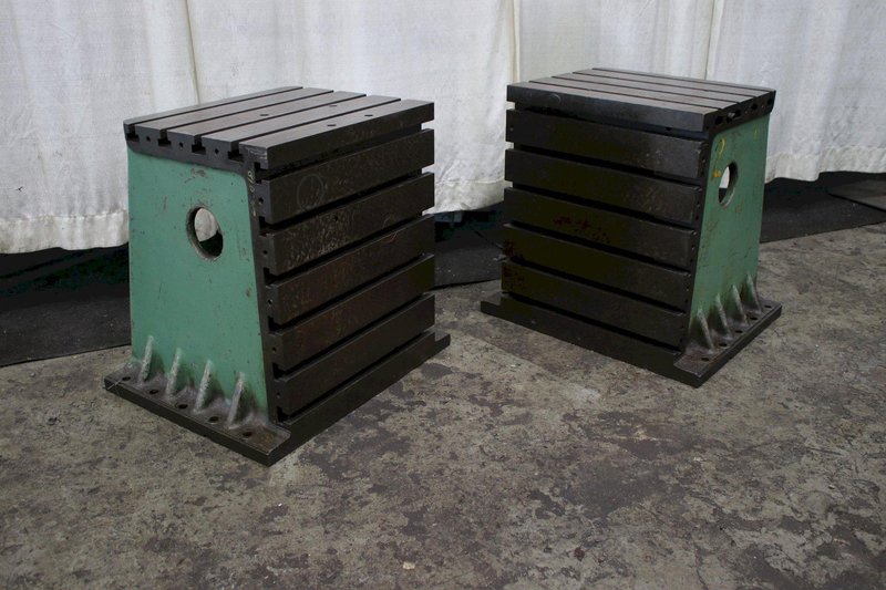 1 SET OF DEVLIEG 20-1/2&quot; X 25&quot; T SLOTTED ANGLE PLATES: STOCK #75545