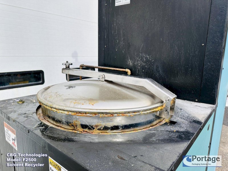 CBG Technologies Model: F2500  ||  Solvent Recycler