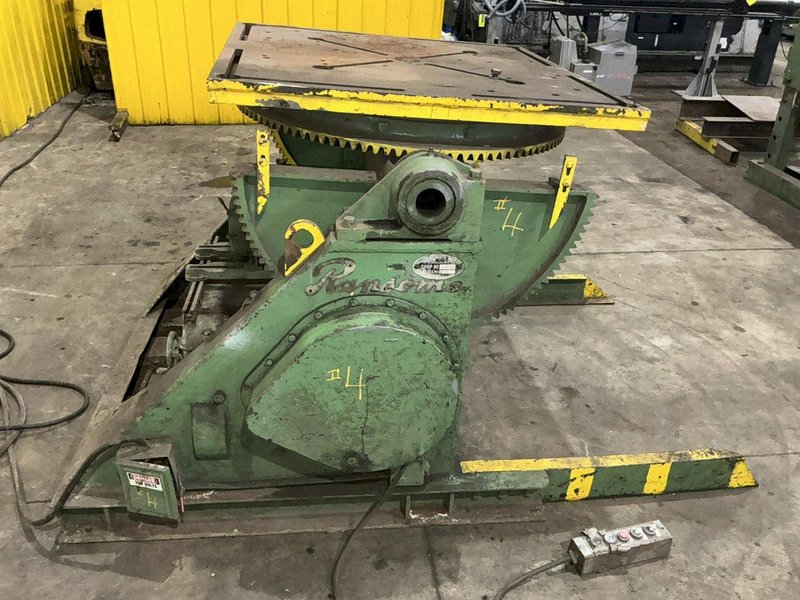 16,000 LBS X 40" X 40" RANSOME SIZE 4 TILTING ROTARY WELDING POSITIONER: YOBRO #25142