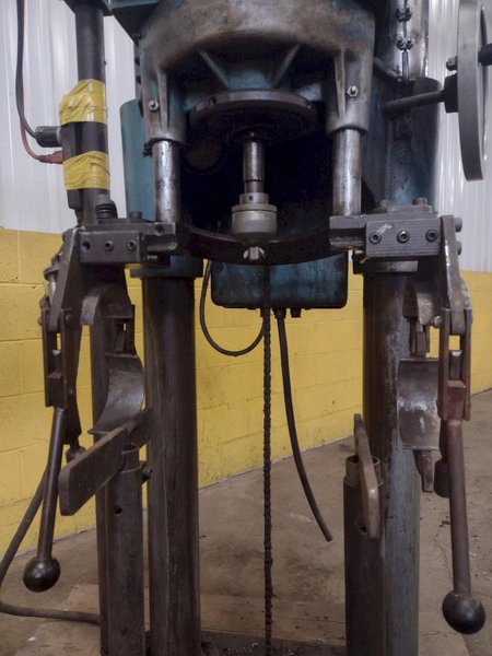 6-3/4" T-DRILL MODEL #T-150 PIPE COLLARING MACHINE WITH T-DRILL EC-150 END PROCESSING ATTACHMENT: STOCK #15864