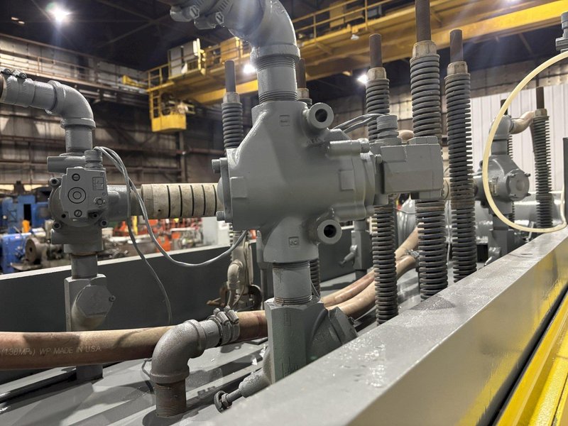 40 TON X 36&quot; X 94&quot; AIRAM 4 POST PNEUMATIC CUTOFF PRESS: STOCK #22485