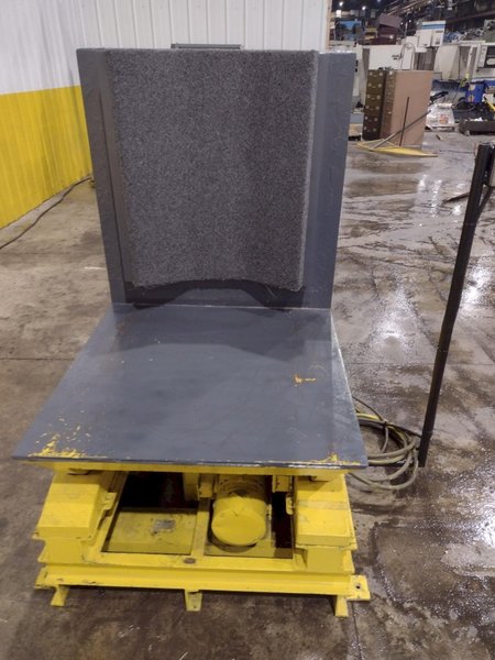 2,000 LBS X 36” X 36” WELD-BILT POWERED COIL FLIPPER UPENDER: YOBRO #24850