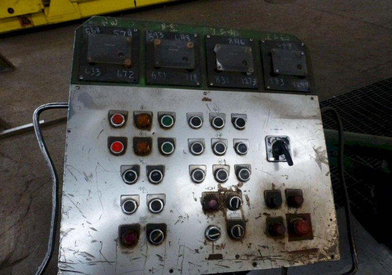 12' X 1.5" HAEUSLER 4 ROLL MODEL NO. VRM 12/3 HYDRALIC PLATE BENDING ROLL. STOCK # 2000420