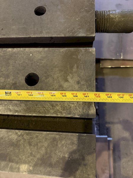 24" WIDE X 128" LONG X 36" TALL T-SLOTTED BOX TYPE HEAVY DUTY RISER SET(3X TOTAL). STOCK #0548726