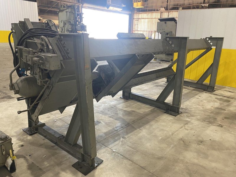 150 TON DAKE HORIZONTAL INCLINED HYDRAULIC WHEEL PRESS: STOCK #20382