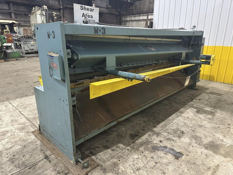 12&#039; X 1/4&quot; NIAGARA MODEL #SP-12-1/4 HYDRAULIC SHEAR: STOCK #22385