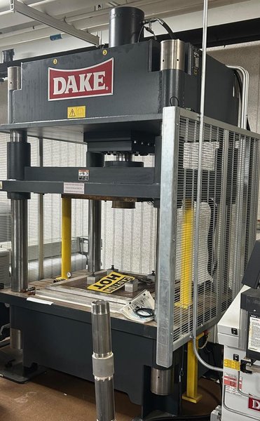 150 TON DAKE MODEL #PSQ 150A HYDRAULIC 4-POST PRESS, 2018: STOCK #21942