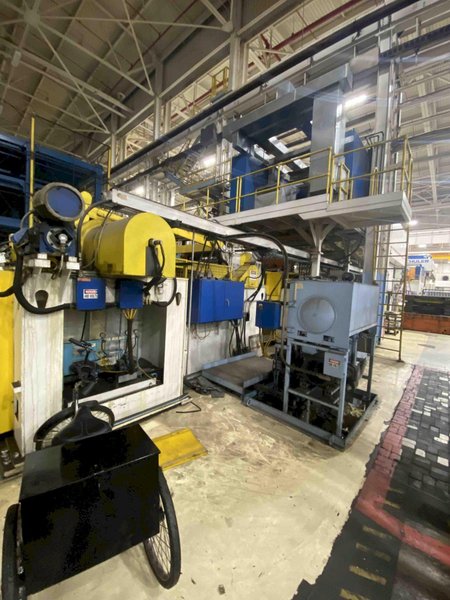 50,000 lbs x 48" x .125" Automatic Feed Co. Coil Feed Line, Uncoiler, Car, Peeler, Pinch Roll, Crop Shear, Straightener, Threading Table, Servo Feeder, Exit Chopper