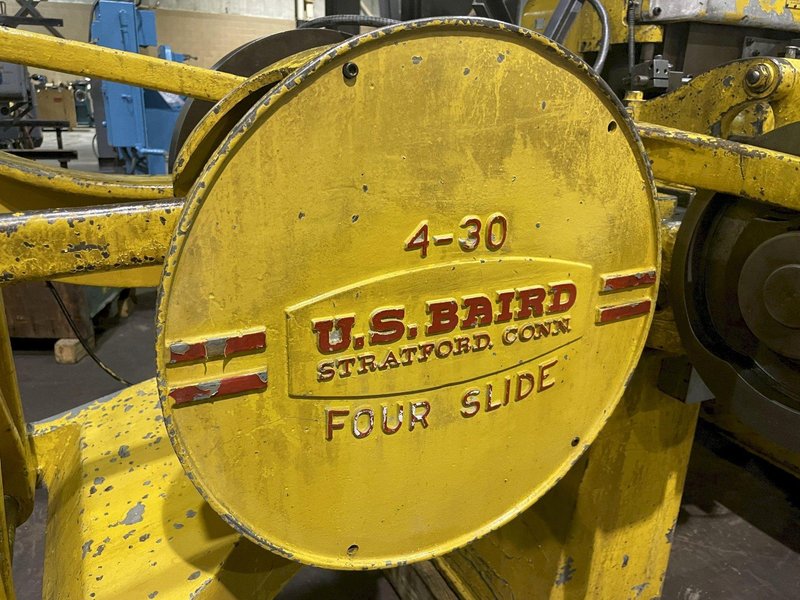 1/4&quot; X 30&quot; US BAIRD #430 FOUR SLIDE WIRE FORMING MACHINE: STOCK #15698