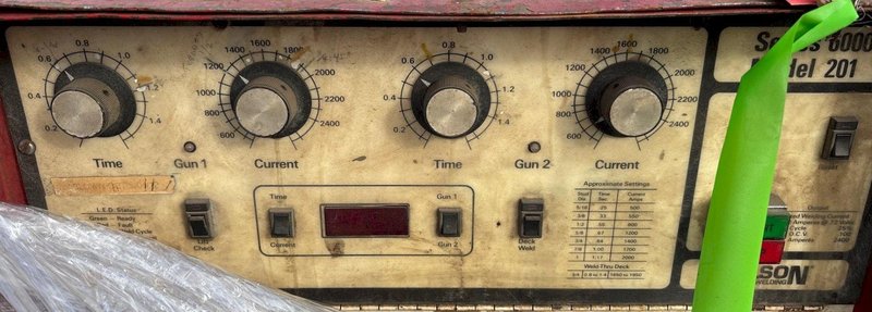 1" NELSON TW SERIES 6000 MODEL 201 STUD WELDER: YOBRO #24626