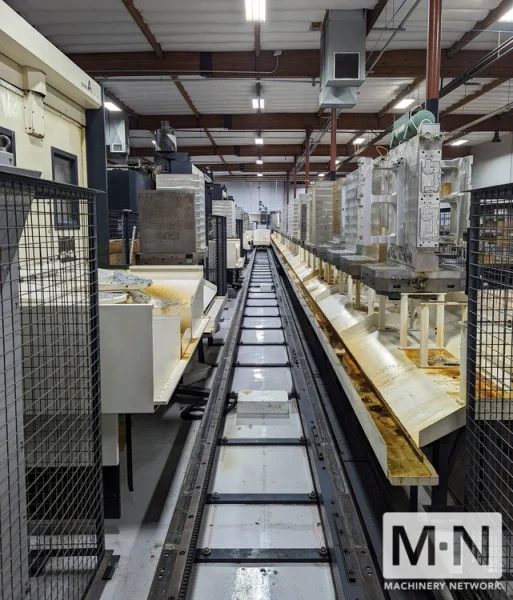 (4) Makino A88 4-Axis FMS CNC Horizontal Machining Center w/ Linear Pallet System, (3) 1999 (1) 2004