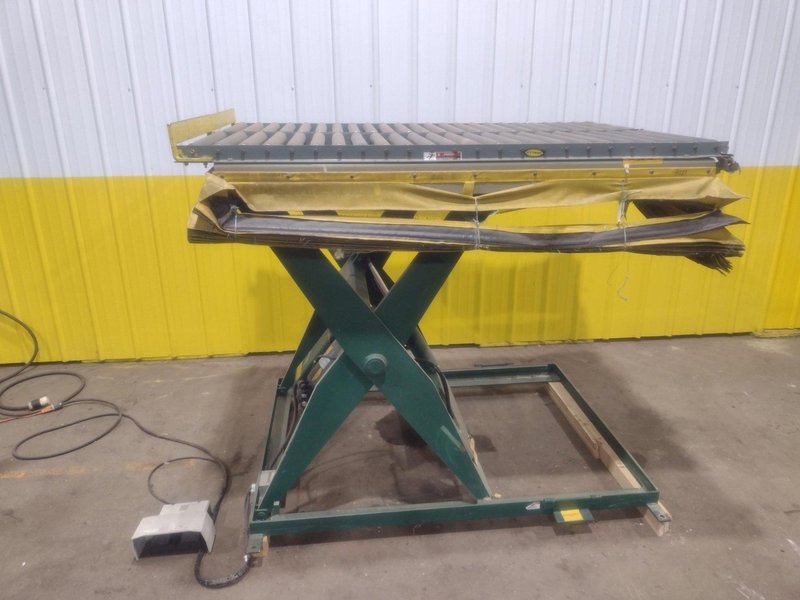 4000 LBS SOUTHWORTH MODEL #LS4-48W HYRAULIC SCISSOR LIFT TABLE 110V: STOCK #20936