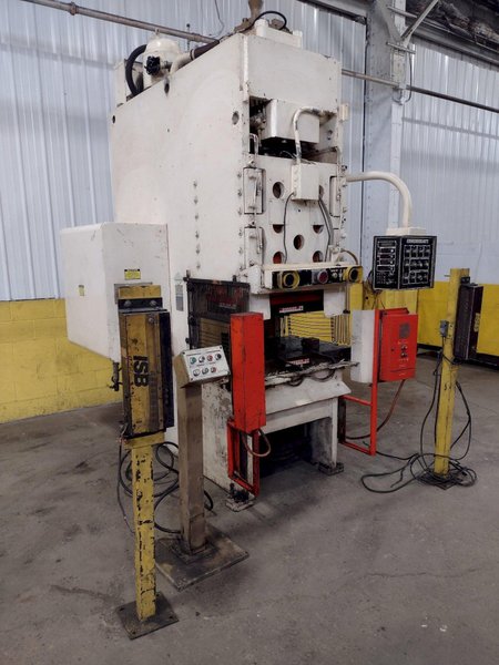 110 TON CINCINNATI MODEL #110 OBS HYDRAULIC C-FRAME PRESS, 10&quot; STROKE: STOCK 15962
