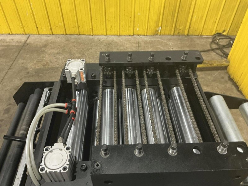 12" X .125" PA INDUSTRIES MODEL #SS127 MOTORIZED 7 ROLL COIL STRIP STRAIGHTENER : YOBRO #25104