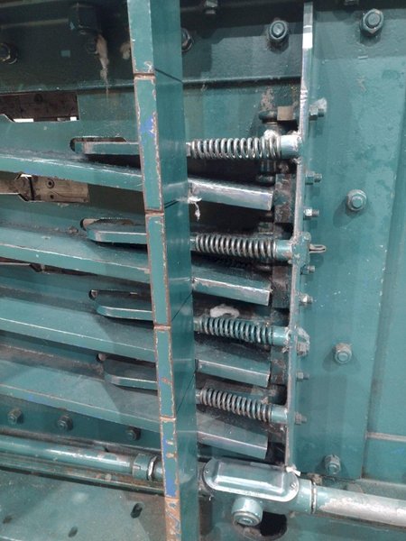 24" X 36" X 96" LONG AMERICAN MODEL #10447 HYDRAULIC HORIZONTAL BALER: YOBRO #24745