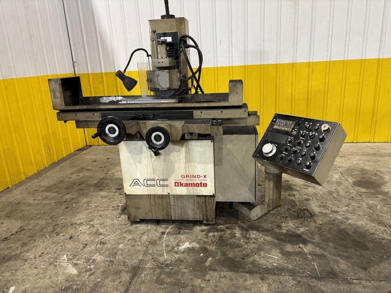 6&quot; X 18&quot; OKAMOTO MODEL # 6.18DX3 AUTOMATIC 3 AXIS HYDRAULIC HORIZONTAL SURFACE GRINDER: YOBRO #23848