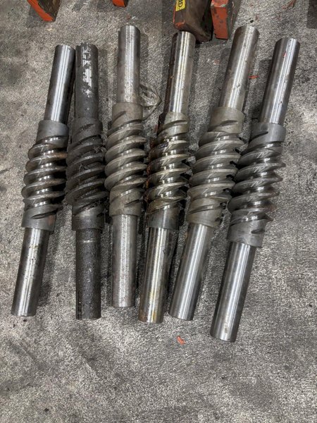 2.5&quot; DAHLSTROM ROLLFORMER PARTS, SHAFT ARBORS, GEARS, SIDE PASSES &amp; MORE: STOCK #22621